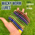 thumbnail image 3 of Reaction Tackle vers Loufoques / Bâtonnets de vers en Plastique Souple Appâts Cannelle Flocons Violets, 3 of 7