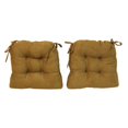 thumbnail image 2 of Coussins de Chaise Capitonnés en Microsuède Uni en Forme de U de 16 Po (Ensemble de 2), 2 of 2