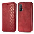 thumbnail image 3 of Étui pour OnePlus Nord CE 5G à Rabat Portefeuille à Rabat Magnétique Protecteur - Rouge, 3 of 5