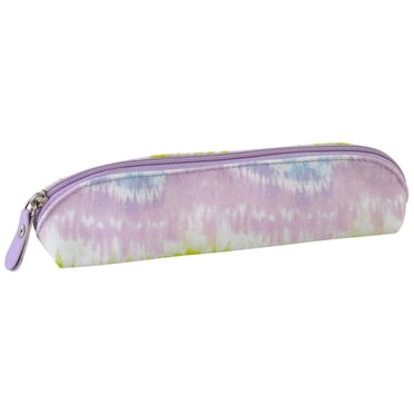 Merangue Étui à crayons en toile, Motif pastel tie-dye, Paquet de 6