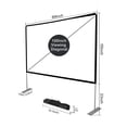 thumbnail image 3 of Projector Bundle - Projector Screen with Stand & Brother Eye 4K Mini projector 300 lumens 2GB RAM/16GB ROM ultra fast, All in One Super Mini Projector, 3 of 18