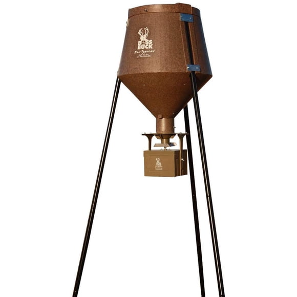 Boss Buck Hunting 200 Series Automatic Wildlife Deer Feeder, 200lb Capacity