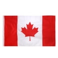 thumbnail image 2 of TISHITA NEW 5x3FT Canada Canadian Flag National Racing Flag Large Banner, 2 of 8