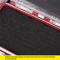 thumbnail image 4 of Baohd Fishing Box Storage Bait Case Lure Double-sided Waterproof Compartments Hook Gear Supply Grids Portable Capacity Translucent Blue, 4 of 8