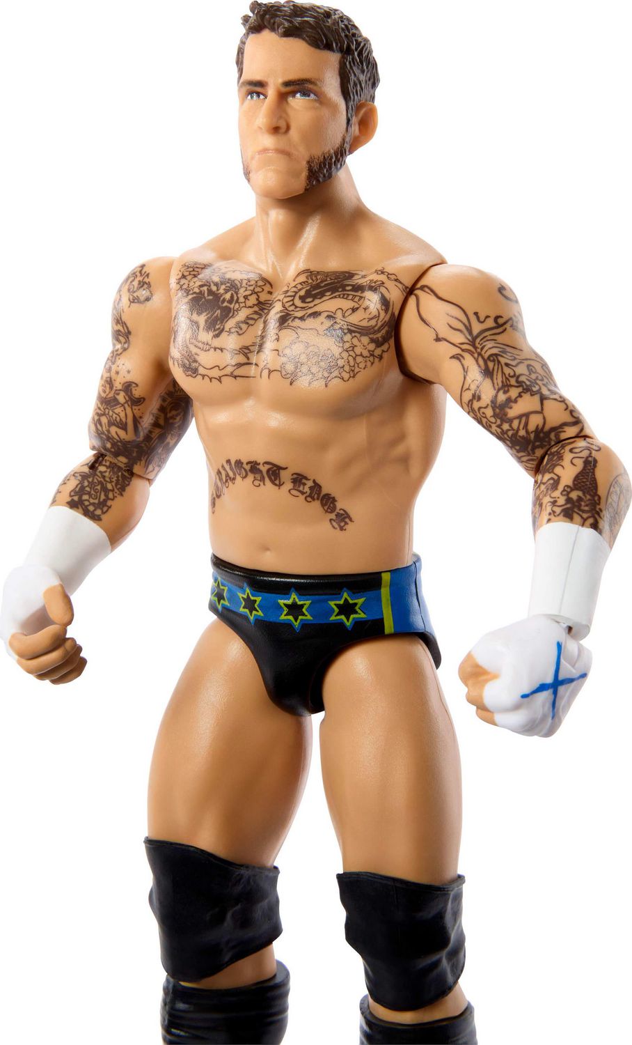 WWE CM Punk Action Figure, 6-inch Collectible Superstar with Articulation & Life-Like Look