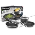 thumbnail image 1 of Granitestone PRO Series Hard Anodized Aluminum Ultra-Nonstick Ti-Ceramic Coating 5 Piece Cookware Set, Dishwasher Safe, Oven Safe, 1 of 4