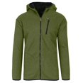 thumbnail image 1 of Women‘s Loose Fitting Tech Sherpa Fleece-Lined Zip Hoodie With Chest Pocket, 1 of 2
