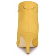thumbnail image 3 of Unique Bargains Women's Pointy Toe Zipper Stiletto Heeled Ankle Booties, 3 of 6