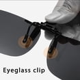thumbnail image 3 of Mode Homme Carré Polarisé à Pince à Enfiler Relevable Pince Métallique Relevable Pince pour Lunettes de Soleil Lunettes de Soleil, 3 of 5