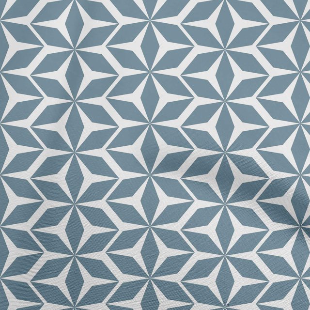 oneOone Silk Tabby Light Blue Fabric Geometric Sewing Craft Projects Fabric Prints By Yard 42 Inch Wide