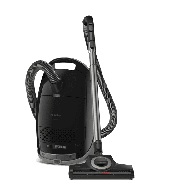 Miele Guard M1 Cat & Dog Cannister | Bagged Vacuum for Pet Hair with TurboBrush, Active AirClean Filter, and Long Reach for Carpets and Hard Floors | Obsidian Black | 41VZE033CDN