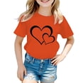 thumbnail image 1 of TZEWGL Chemise Décontractée pour Infnat Été Mignonne Graphique Col Rond Manches Courtes Vêtements pour Filles Garçons Taille 1-2T, 1 of 5