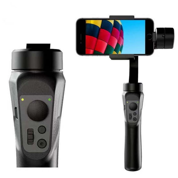 MesaSe PENGXAING Gimbal 3D Image Stabilizer 360°RotationAuto Smart Face Object Tracking Phone Holder for Video Recording USB Rechargeable Black