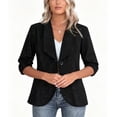 thumbnail image 3 of Cardigan pour Femmes, Cardigan Mode Ajusté Décontracté à Col Rabattu, Coupe Près du Corps, Manteau Léger, Blazer pour Femmes, 3 of 6