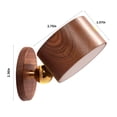 thumbnail image 3 of Meitianfacai Wooden Magnetic Rotatable LED Wall Sconce USB Rechargeable Battery Operated, 3 of 9
