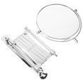 thumbnail image 1 of Shisuyan 6 Inch 3X Magnifying Round Wall Mirror Two-Sided Retractable Bathroom Mirror 360 Degree Swivel Makeup Mirror, 1 of 8