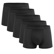 Lovzfmll Men's Underwear 5-Pack Boxer Briefs, Plus Size Stretchy Underwear Shorts, Comfortable Breathable for All Day Wear