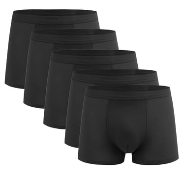 Lovzfmll Caleçons Boxeurs pour Hommes, Lot de 5, Shorts de sous-Vêtements Extensibles Grande Taille, Confortables et Respirants pour un Port Toute la Journée