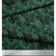 thumbnail image 2 of Soimoi polyester Crepe Fabric Chestnut Leaves Printed Fabric 1 Yard 42 Inch Wide, 2 of 3