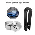 thumbnail image 4 of 19mm Silver 20Pcs Black Car Wheel Nut Lug Dust Cover Cap Protector Bo Prof P8 J0W6, 4 of 7