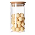 thumbnail image 1 of Glass Jars with Airtight Lids Large Durable Storage Jar for Sauces Pickled Vegetables  2, 1 of 8