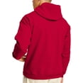 thumbnail image 4 of Hanes Chandail à Capuchon en Molleton EcoSmart pour Hommes, 2TG, Rouge Foncé, 4 of 4
