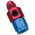 thumbnail image 3 of Russell Automotive 670360 Fuel Pressure Gauge Fitting  10AN Male To 10AN Female; Straight; 1/8 Inch Side Port; Anodized; Red/ Blue; Aluminum; Single, 3 of 4