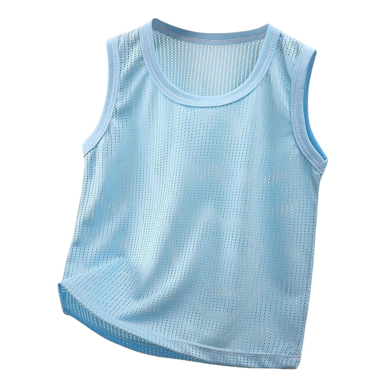 Hiiyo Boys Athletic Quick Drying Tank Top Breathable Summer Sleeveless Tops