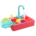 thumbnail image 2 of LSLJS Analog Electric Dishwasher Sink Children's Role Playing Kitchen Set Toys, 2 of 8