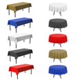 thumbnail image 5 of Nappes Rondes en Plastique Rouges Jetables (Lot de 12) en Vrac - Nappe Ultra Robuste (84 Pouces) Tables Rondes de 4 5 6 Pieds Nappes de Fête Rouges de Qualité Supérieure Noël Fêtes d'Anniversaire [Lot de 12], 5 of 5