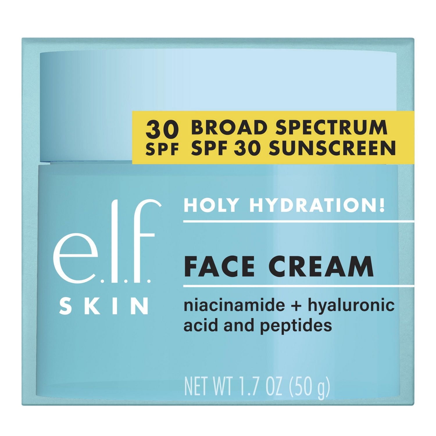 e.l.f. Cosmetics Holy Hydration! Face Cream Broad Spectrum SPF 30 Sunscreen