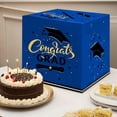 thumbnail image 3 of Graduation Card 2025 Foldable Cardboard Decorative 2025 Congratulations Graduation Card Suitable For Graduation Party Supplies Decoration 10x10 Inches, 3 of 3