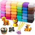 thumbnail image 1 of Fuebueo Model Magic Clay 36 Colors Magic Air Dry Ultra Light Clay, Safe & Non-Toxic, Great Gift for Children Pottery & Modeling Clays, 1 of 9