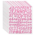 thumbnail image 1 of 912Pack 12Sheets Glitter Letter Stickers Self-Adhesive Alphabet Sticker Pink, 1 of 6