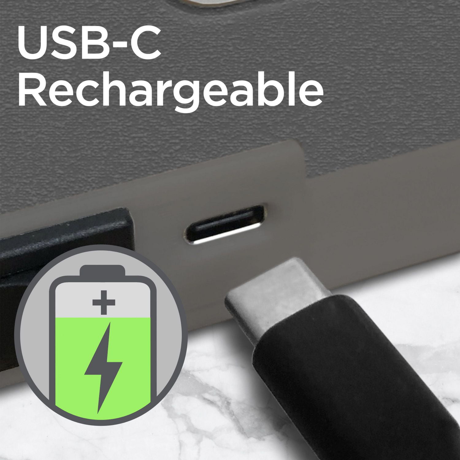 Sharpener électrique Chef'sChoice rechargeable à trois étapes DC 320 pour la plupart des couteaux, en gris ardoise (SHC32BGY11)