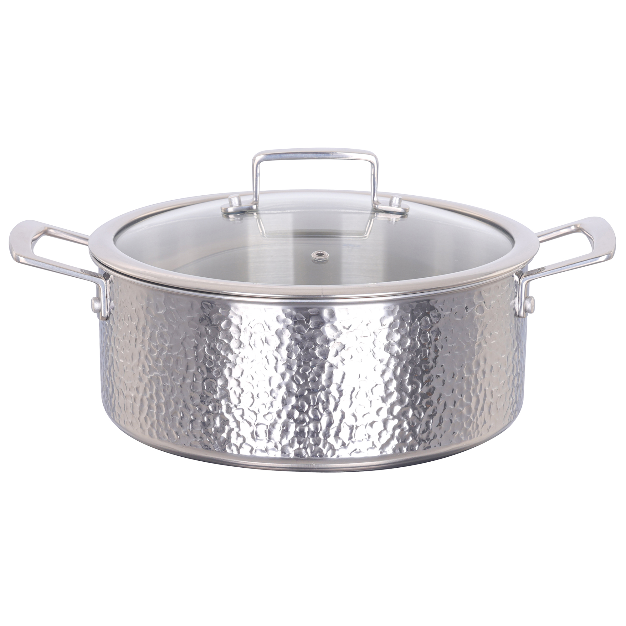 Ensemble de batterie de cuisine en acier inoxydable martelé Verka