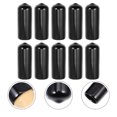 thumbnail image 2 of Shisuyan Billiard Cue Tip Covers Black 10Set 1.3X1.4In, 2 of 8