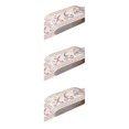 thumbnail image 4 of Baohd Ligne de Taille Imperméable en PVC pour Mur Rétro Mode et Facile Fleur de Vigne Beige 3ensemble, 4 of 6