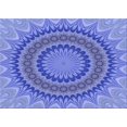 thumbnail image 1 of Ahgly Tapis Rectangulaire Lavable en Machine Intérieur Transitionnel Bleu Océan, 2 Pieds x 4 Pieds, 1 of 7