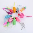 thumbnail image 4 of 10PCS Cat Toy Set Interactive Lovely Cat Mice Toy Cat Teaser Cat Bite Toy, 4 of 6