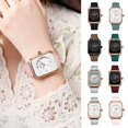 thumbnail image 3 of Women Watch Ladies Quartz Watch Square Dial Silicone Adjustable Strap Night Light No Delay Time-checking High Accuracy Exquisite Sweet Wristwatch, 3 of 8