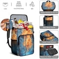 thumbnail image 4 of Cooler Backpack for Workers & Students - Insulated Lunch Backpack with Tablet Compartment and Multiple Pockets for Organization, 4 of 6