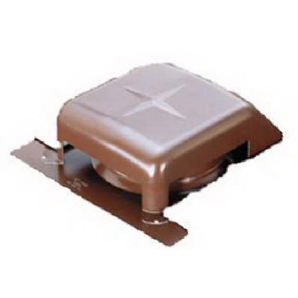 Air Vent RVG40010 8 in. Slant Galvanized Roof Vent - Black
