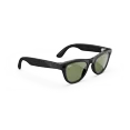 thumbnail image 3 of Ray-Ban Meta Skyler (Gen 2) Smart Glasses with AI, Photo, Video, Audio & Messaging - Shiny Black/ Green – Size – Standard, Fit – High Bridge – Open Box, 3 of 4