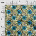 thumbnail image 2 of oneOone Cotton Poplin Twill Medium Blue Fabric Tropical Craft Projects Decor Fabric Printed By The Yard 56 Inch Wide, 2 of 5