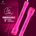 thumbnail image 5 of Honor Athletics 2.0 Beaded Jump Rope - Adjustable with Unbreakable Handles & Shatterproof Beads for Enhanced Fitness Training (PinkVibe Neon Beads), 5 of 5