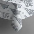 thumbnail image 2 of Merry Christmas Table Cloth Wrinkle Resistant Washable Tablecolths Table Covers Christmas Tree Santa Claus Table Cover for Christmas Birthday Wedding Graduation Rectangle,60x84inches, 2 of 5