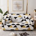 thumbnail image 1 of TFixol Elastic Sofa Slipcover with Free Pillowcase, Durable Polyester Fabric, Multicolor Design, Fits 145-185cm Double Seats, Easy Installation Included, 1 of 6
