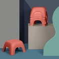 thumbnail image 2 of Red Stool For Toilet Low Stepping Stool With Nonslip Base Red #9m9I7, 2 of 6