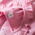 thumbnail image 5 of XDZJLR Robes pour Filles Manches Volantes Imprimés Nœud en Maille, 5 of 5